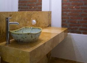 خرید سنگ تراورتن عسلی حاجی آباد + بهترین قیمت