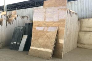 بهترین سنگ تراورتن عسلی یزد + قیمت خرید عالی